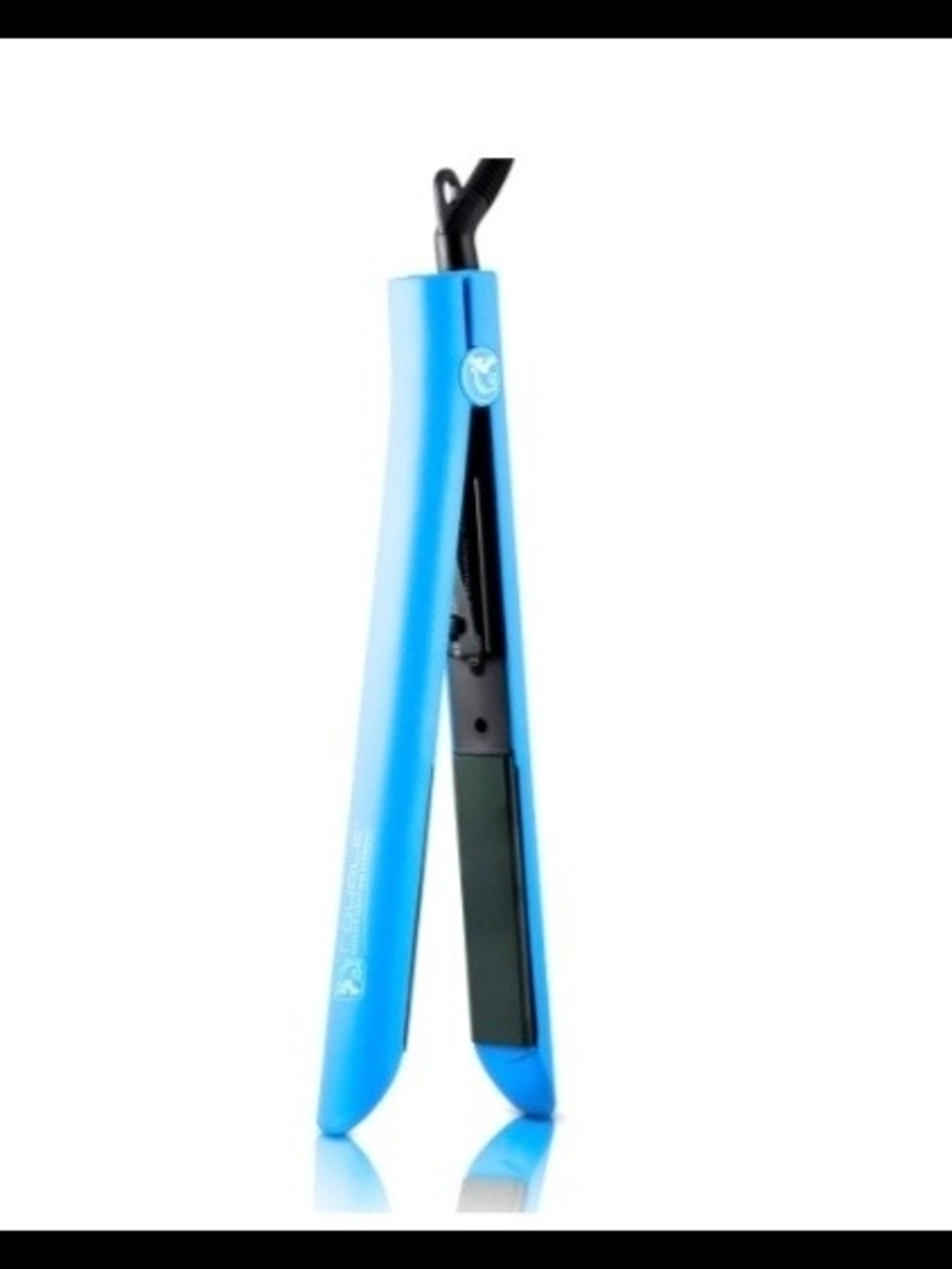 Blue Hair Straightener Flat Iron - Compact Styling Tool